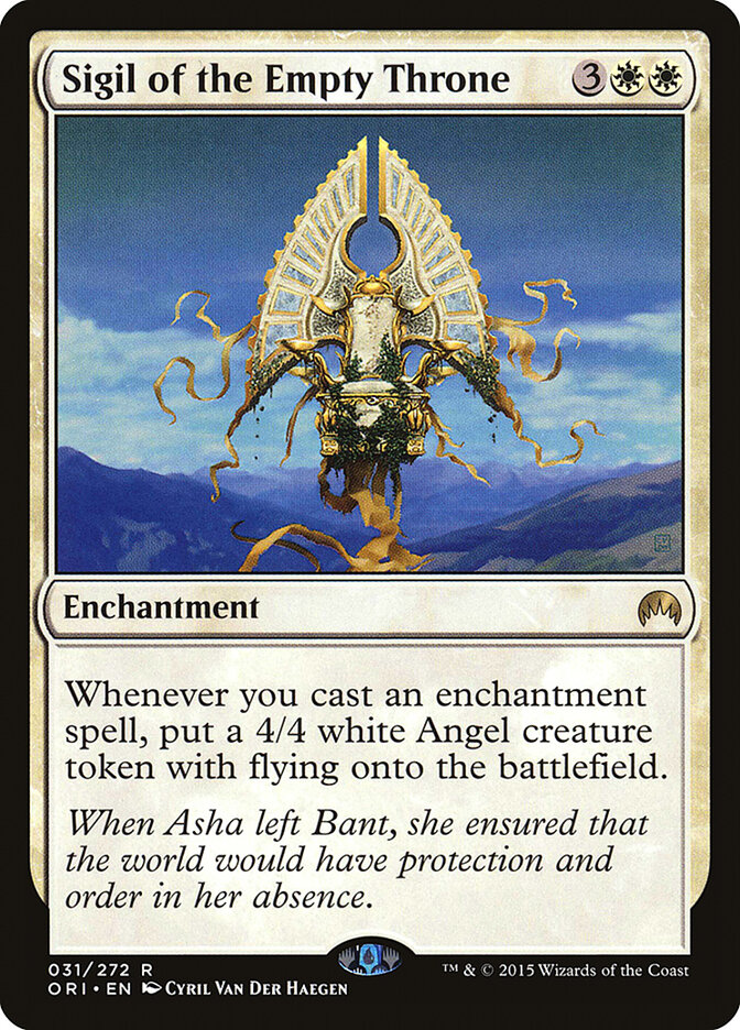 Sigil of the Empty Throne card front