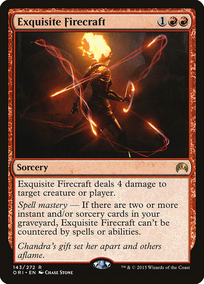 Exquisite Firecraft card front