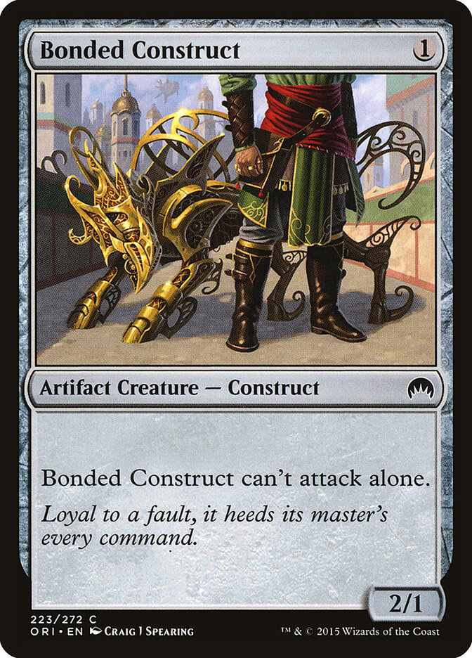 Bonded Construct card front