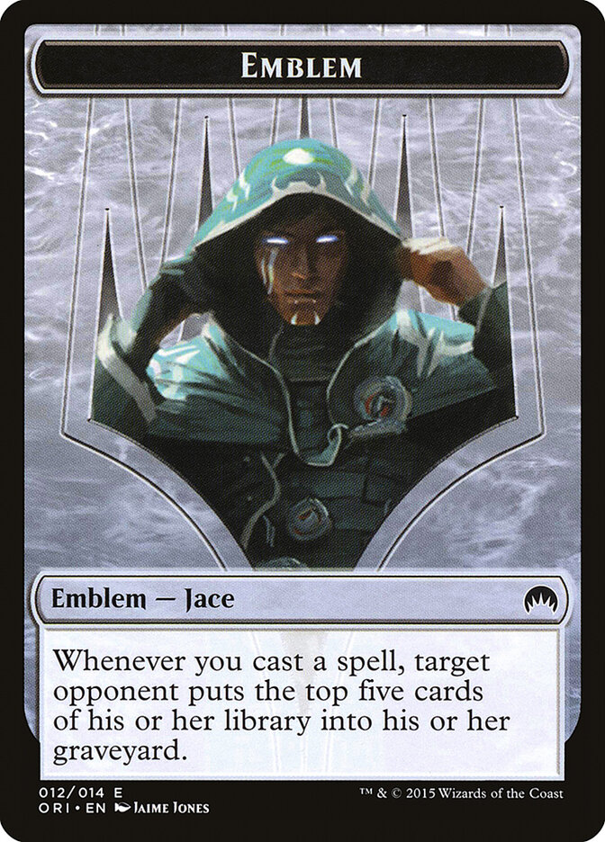 Jace, Telepath Unbound Emblem card front