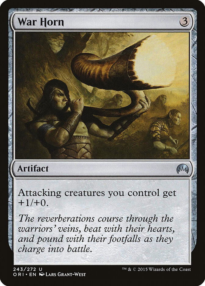 War Horn card front