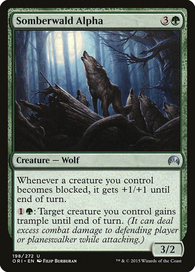 Somberwald Alpha card front