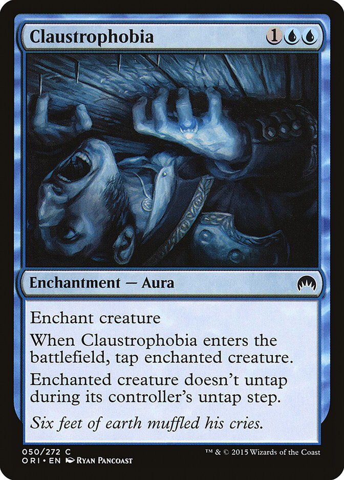 Claustrophobia card front