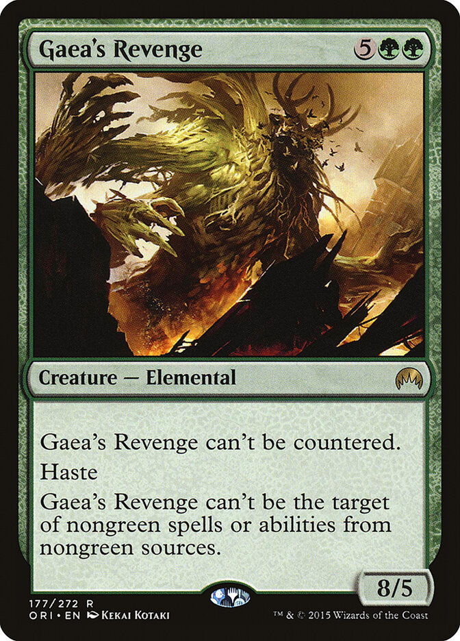 Gaea's Revenge card front
