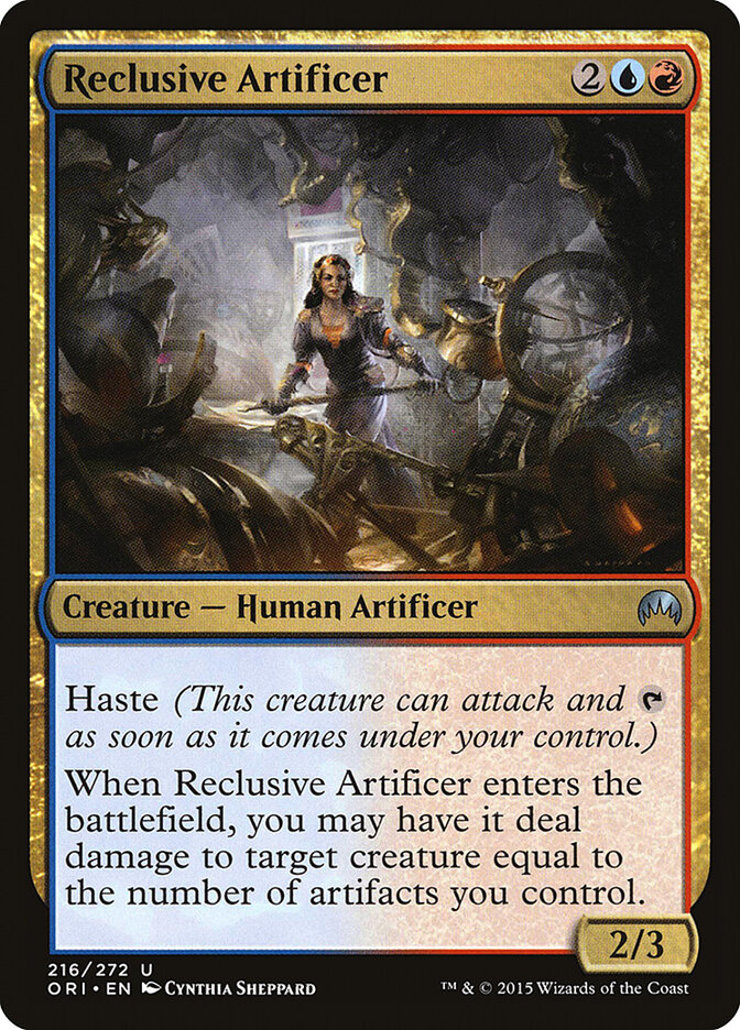 Reclusive Artificer card front