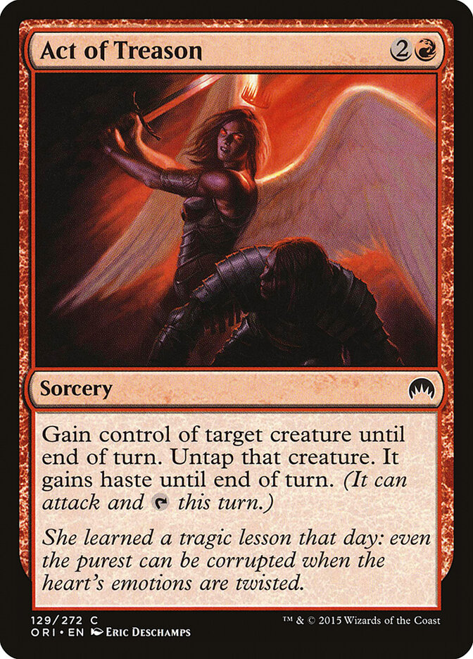 Act of Treason card front