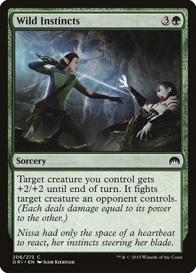 Wild Instincts card front