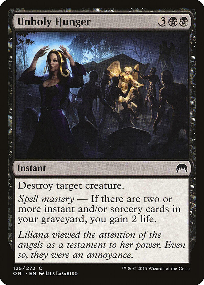 Unholy Hunger card front