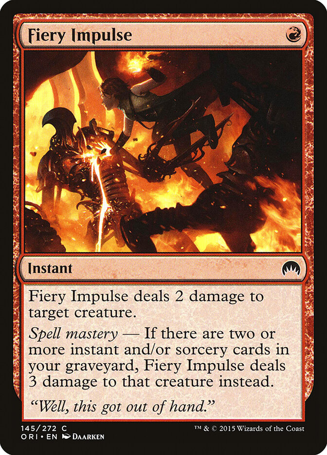 Fiery Impulse card front