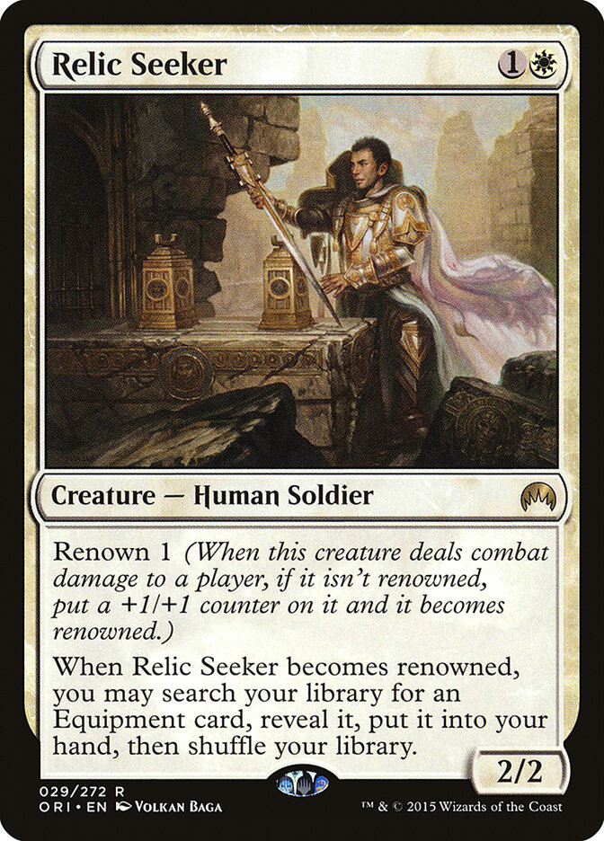 Relic Seeker card front