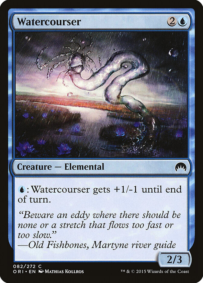 Watercourser card front
