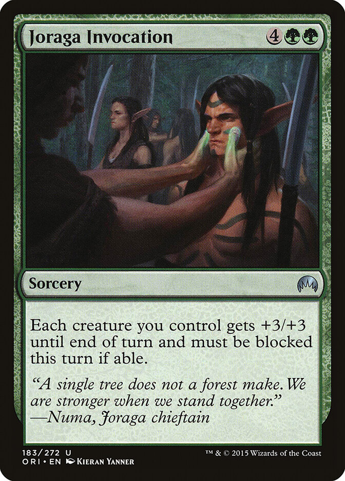 Joraga Invocation card front