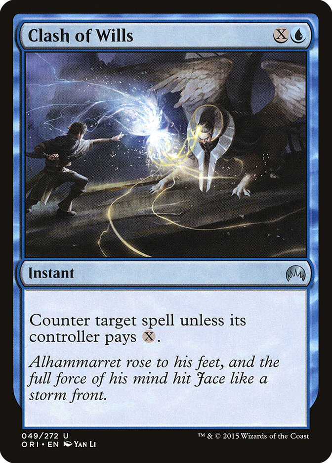 Clash of Wills card front