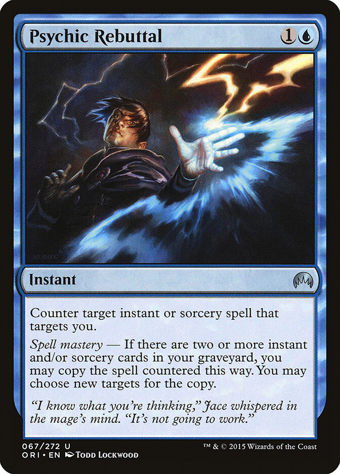 Psychic Rebuttal card front