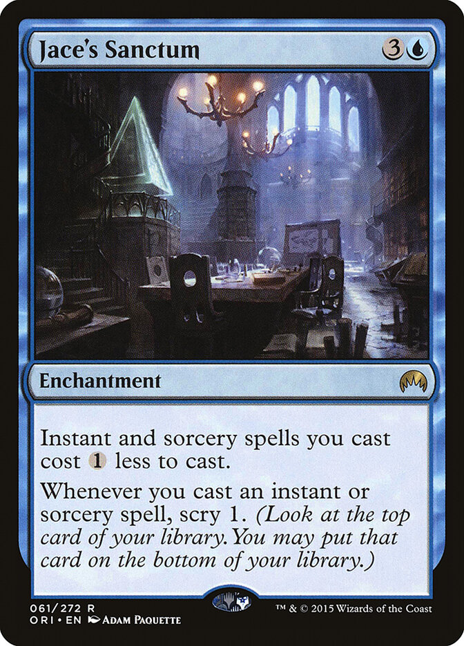 Jace's Sanctum card front