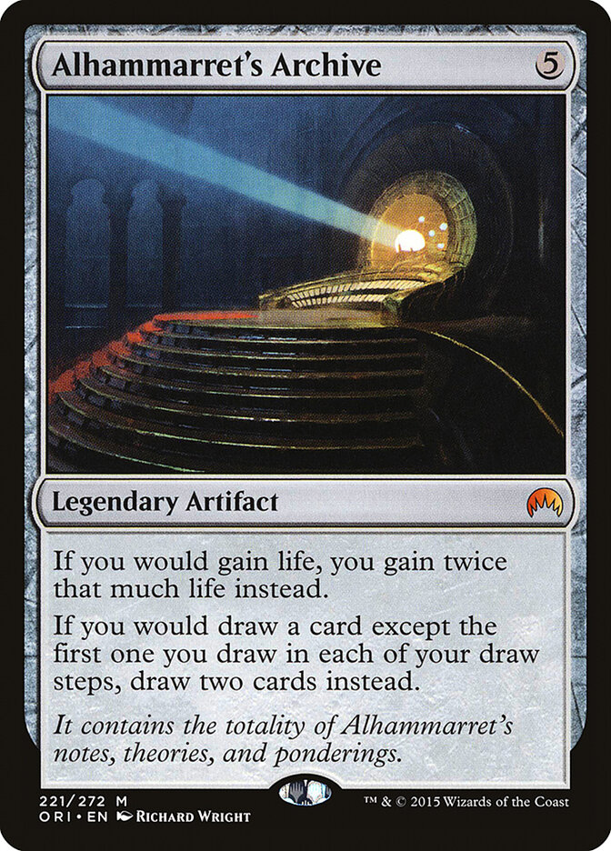Alhammarret's Archive card front