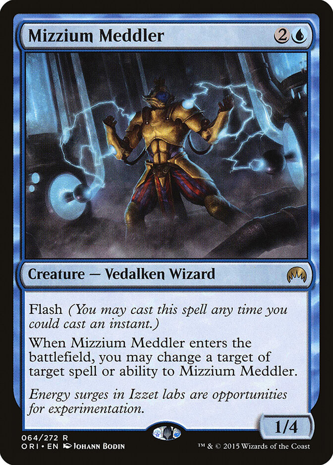 Mizzium Meddler card front