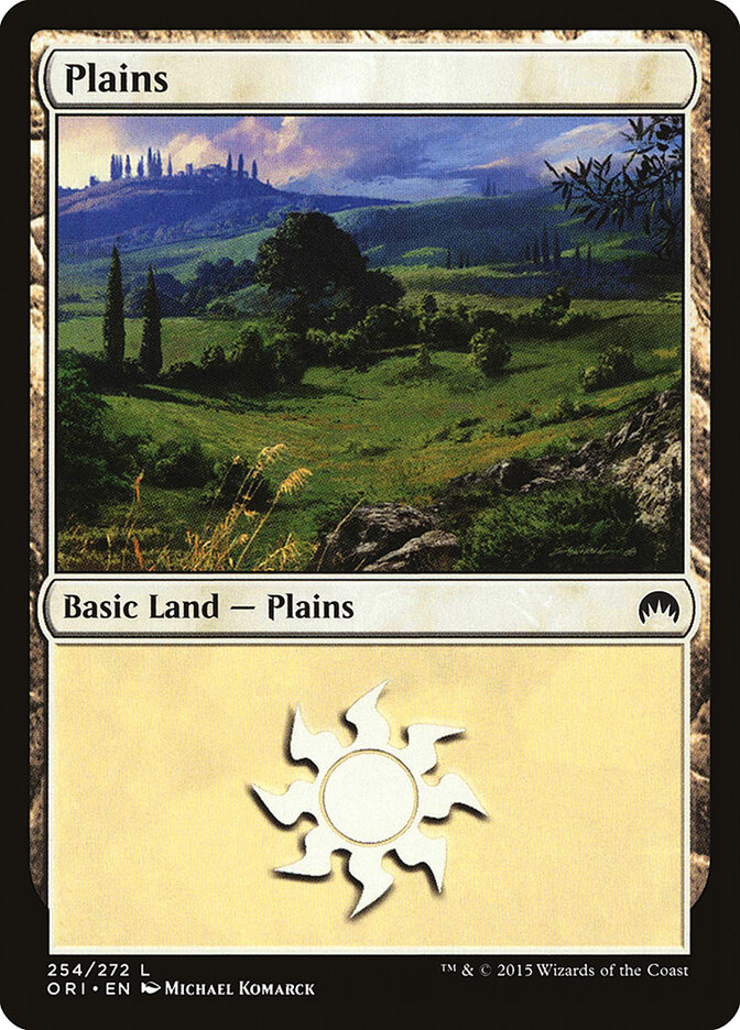 Plains card front