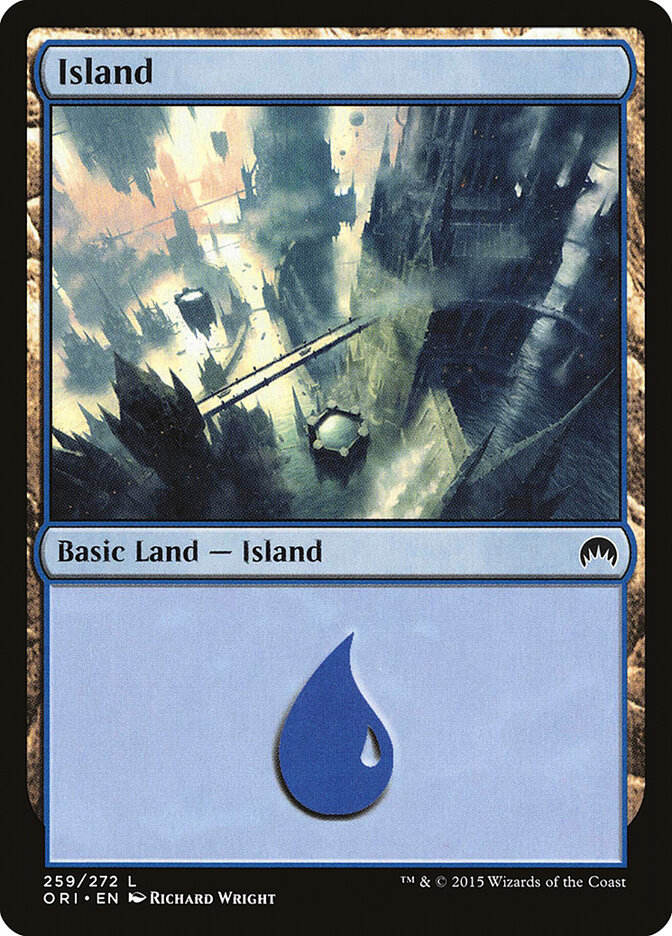 Island card front