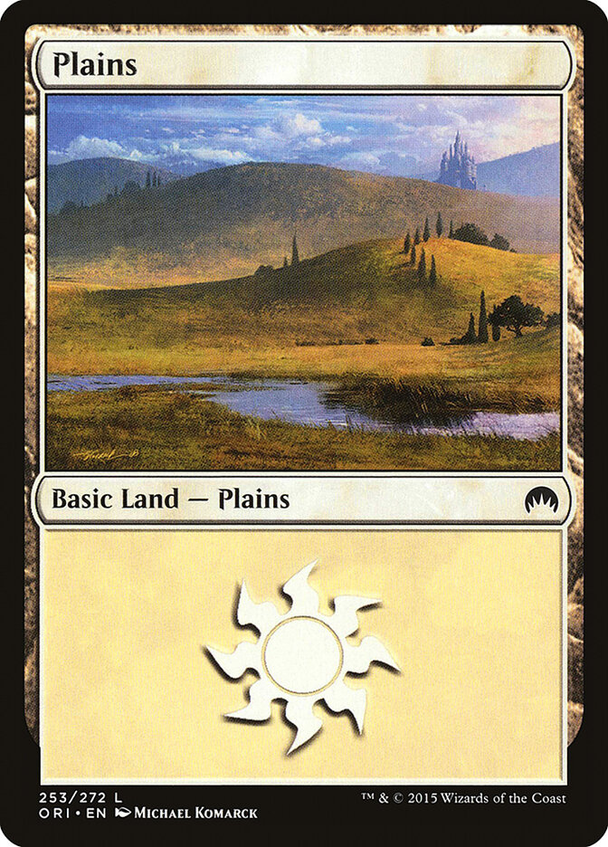 Plains card front