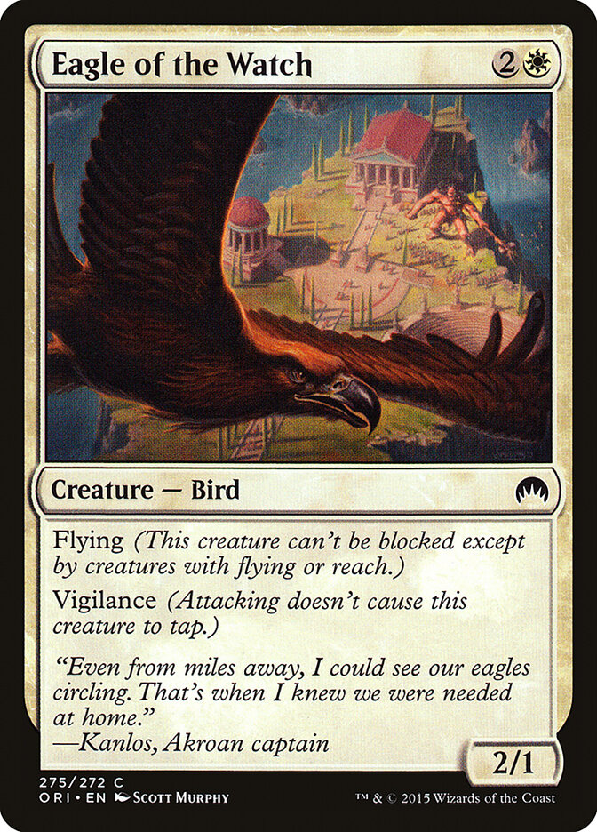 Eagle of the Watch card front
