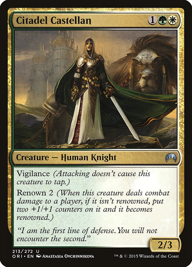 Citadel Castellan card front