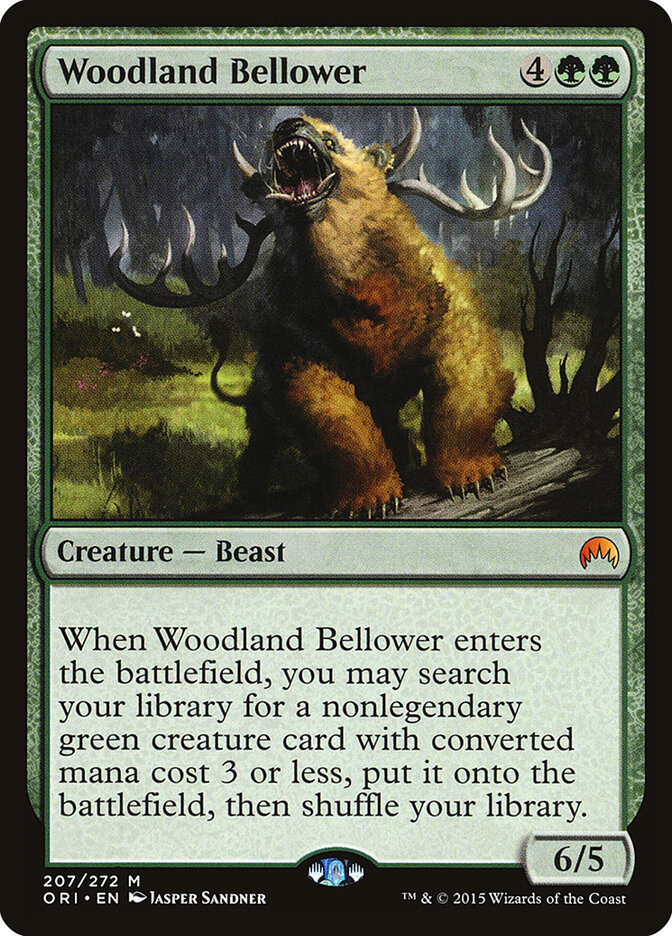 Woodland Bellower card front