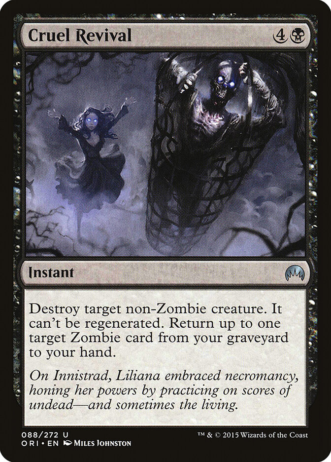Cruel Revival card front