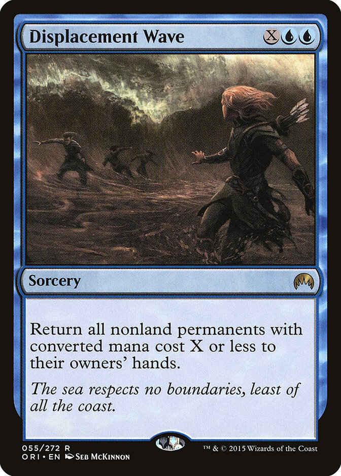 Displacement Wave card front