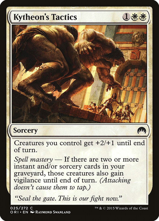 Kytheon's Tactics card front