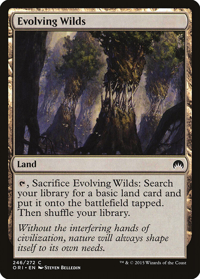 Evolving Wilds card front