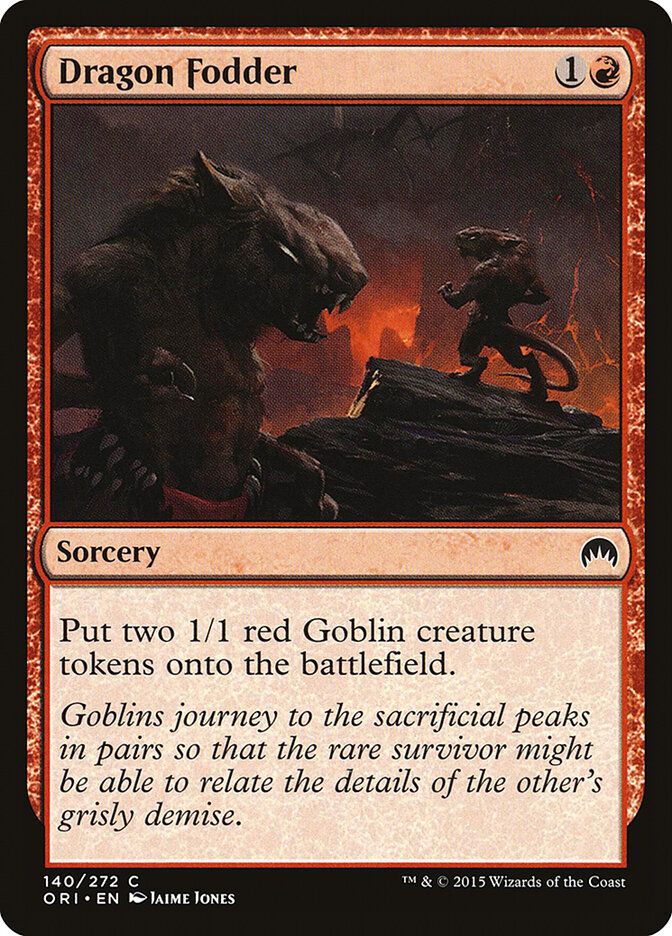 Dragon Fodder card front
