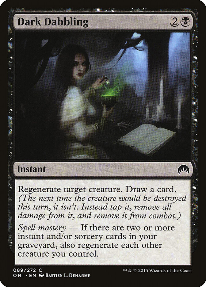 Dark Dabbling card front