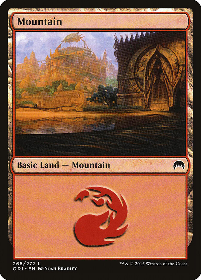 Mountain card front
