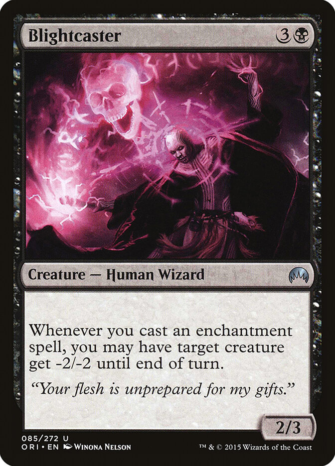 Blightcaster card front