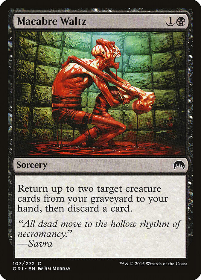 Macabre Waltz card front