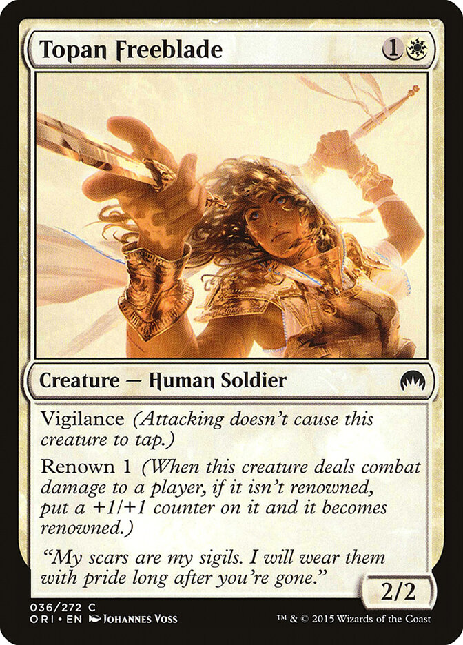 Topan Freeblade card front
