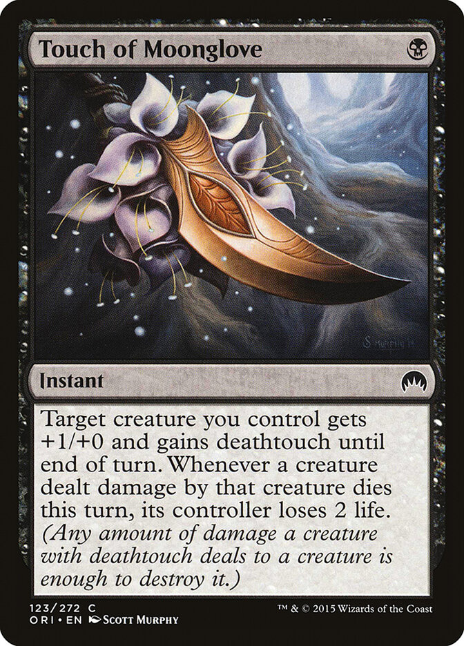 Touch of Moonglove card front