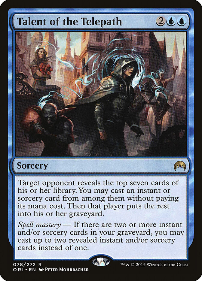 Talent of the Telepath card front