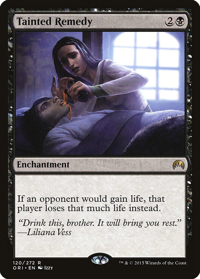 Tainted Remedy card front