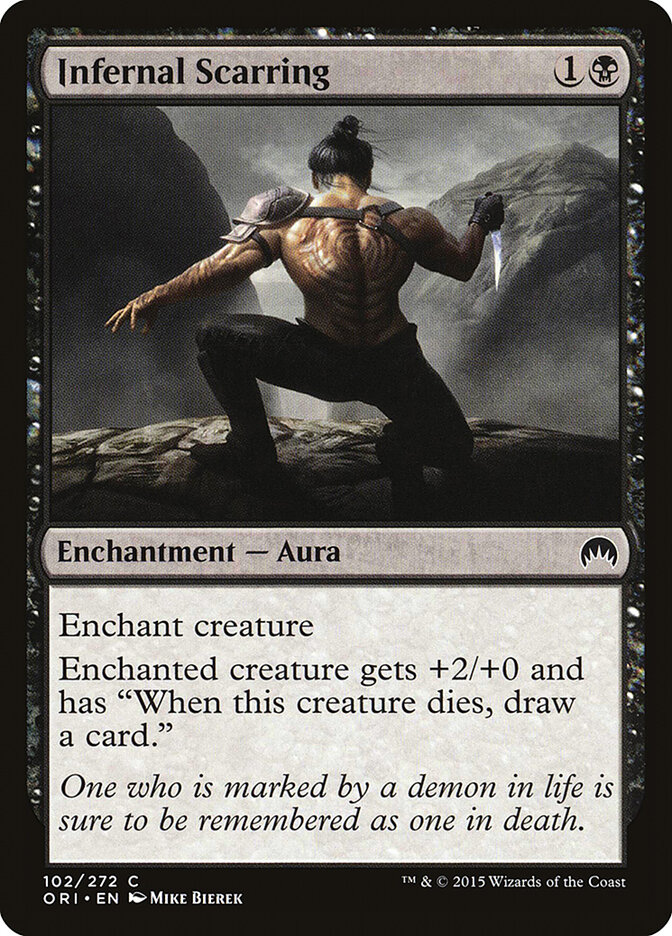Infernal Scarring card front