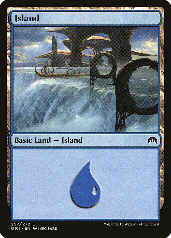 Island card front