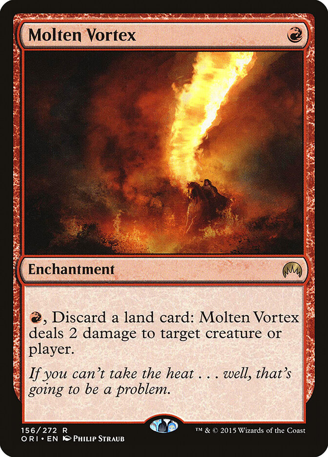Molten Vortex card front