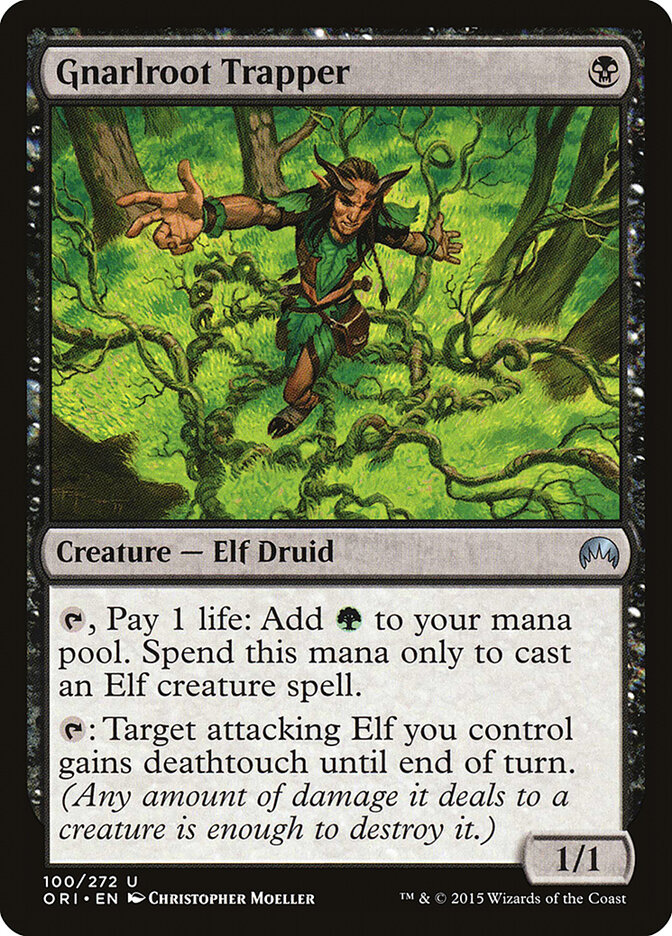 Gnarlroot Trapper card front