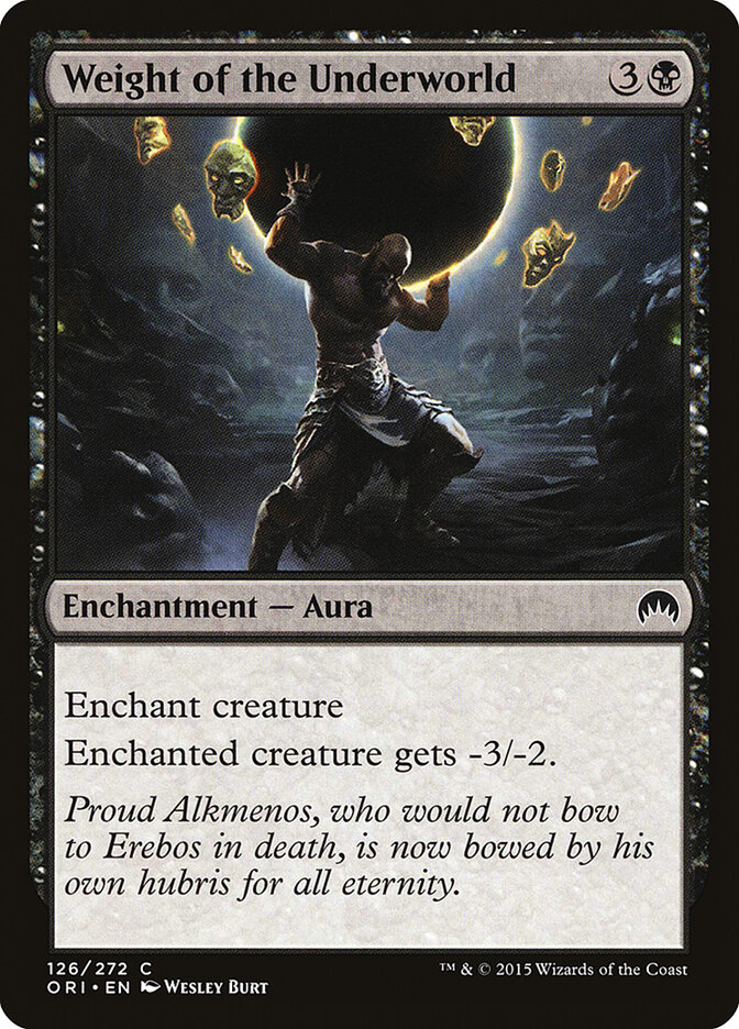 Weight of the Underworld card front