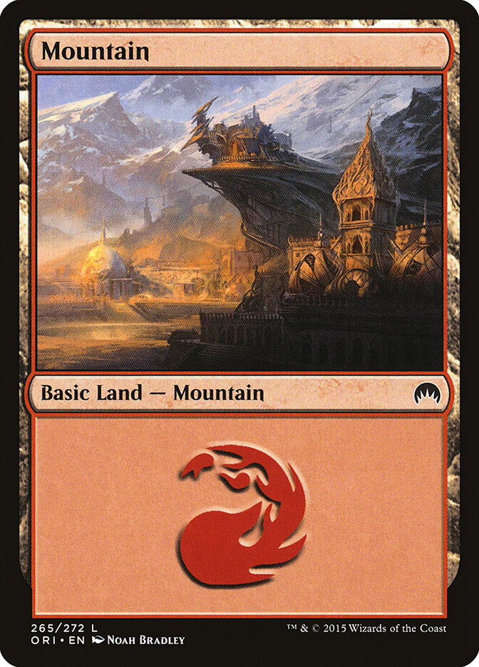 Mountain card front