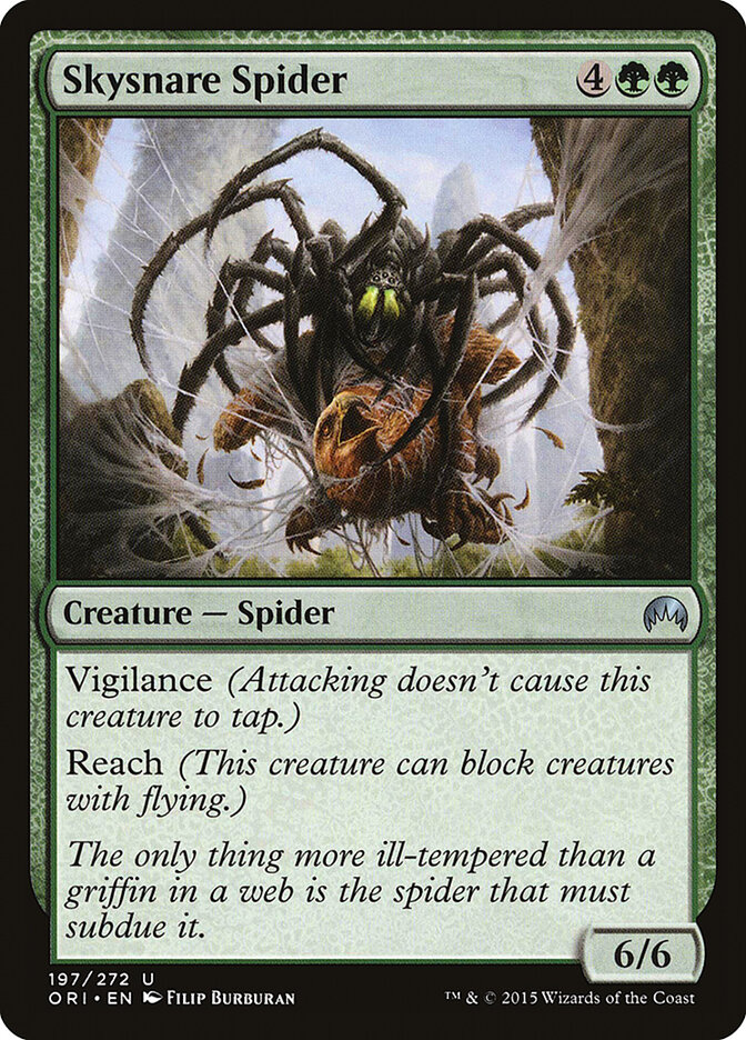 Skysnare Spider card front