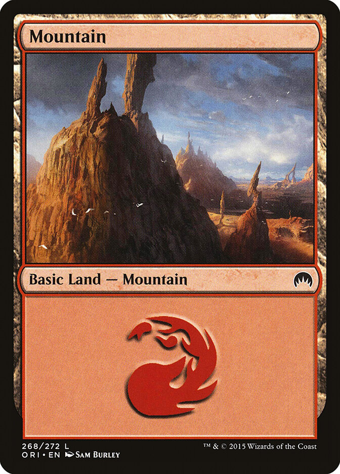 Mountain card front