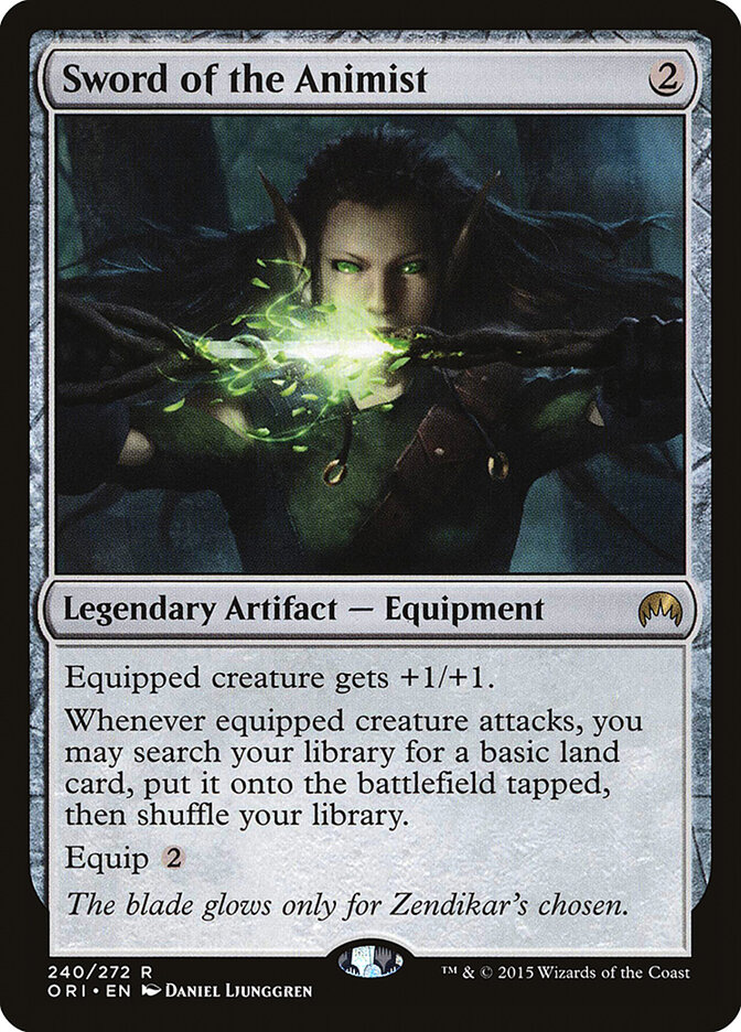 Sword of the Animist card front