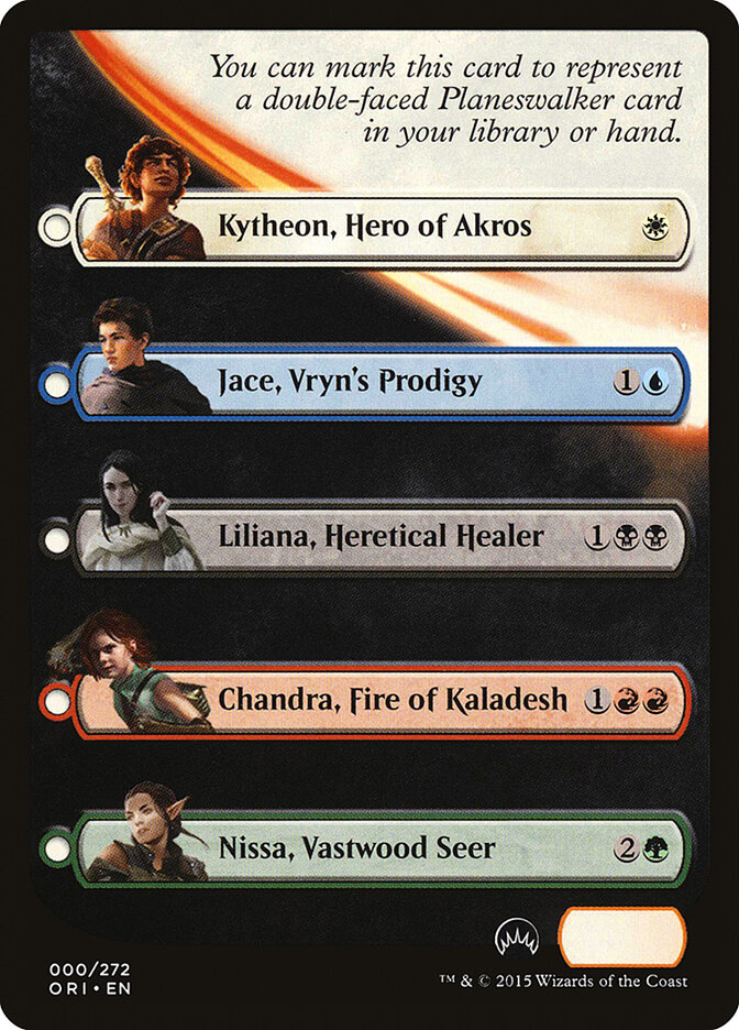 Magic Origins Checklist card front